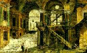 MARIESCHI, Michele trapphuset i ett renassanspalats USA oil painting reproduction